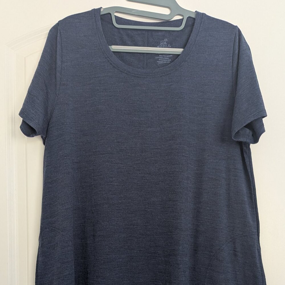 Woolx Georgie Dress, Large, Twilight Blue